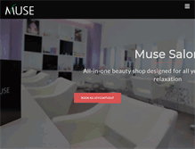 Tablet Screenshot of musesalon.ca